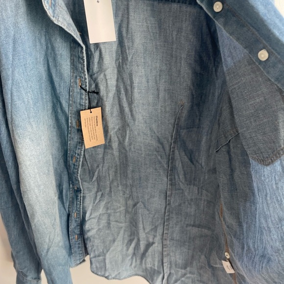 J Crew Jean Button Down Top Perfecf Fit - Picture 5 of 5